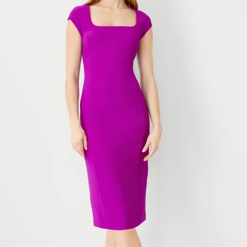 Ann Taylor Pink Sheath Dress